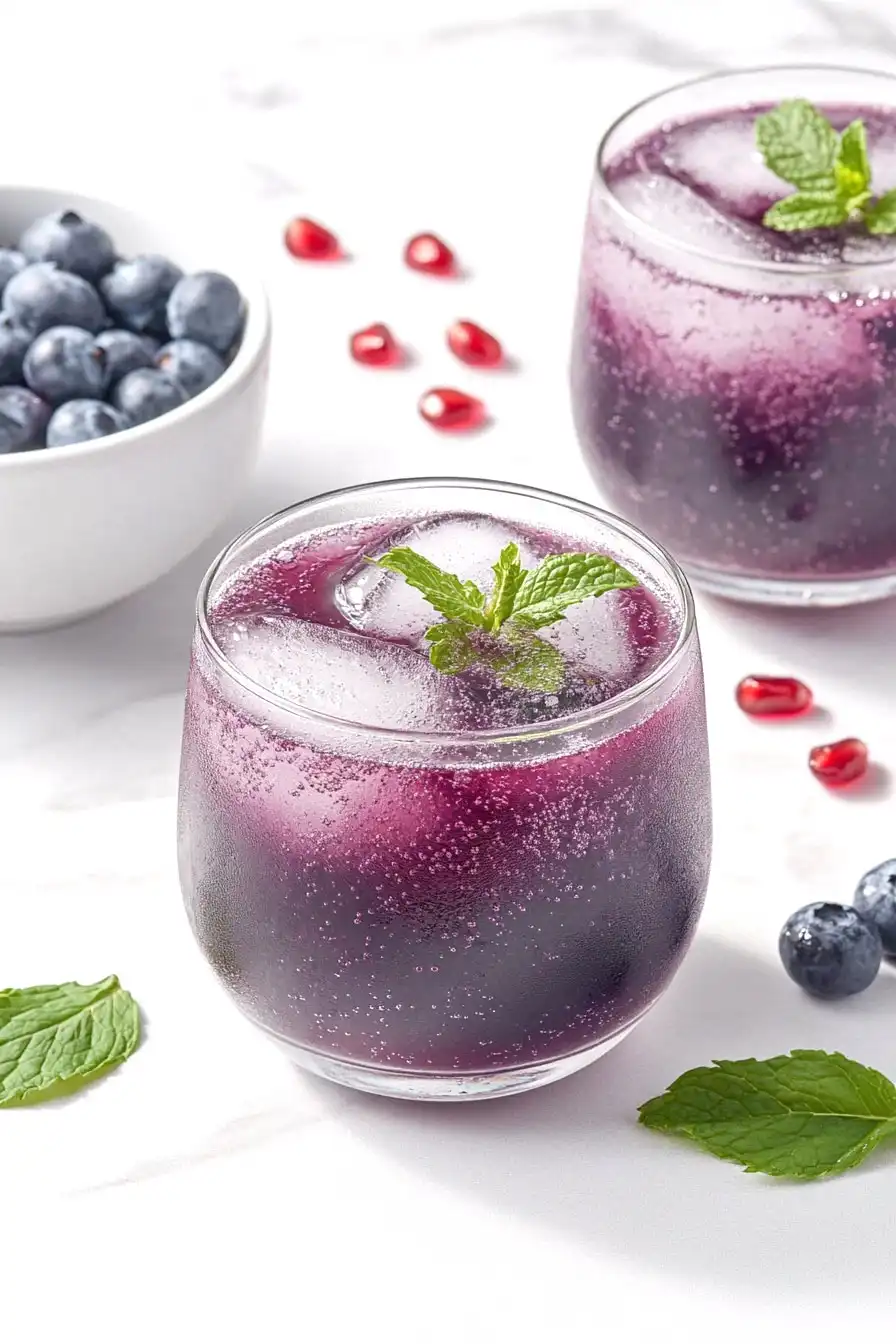 Juicy Blueberry Mocktail Recipe