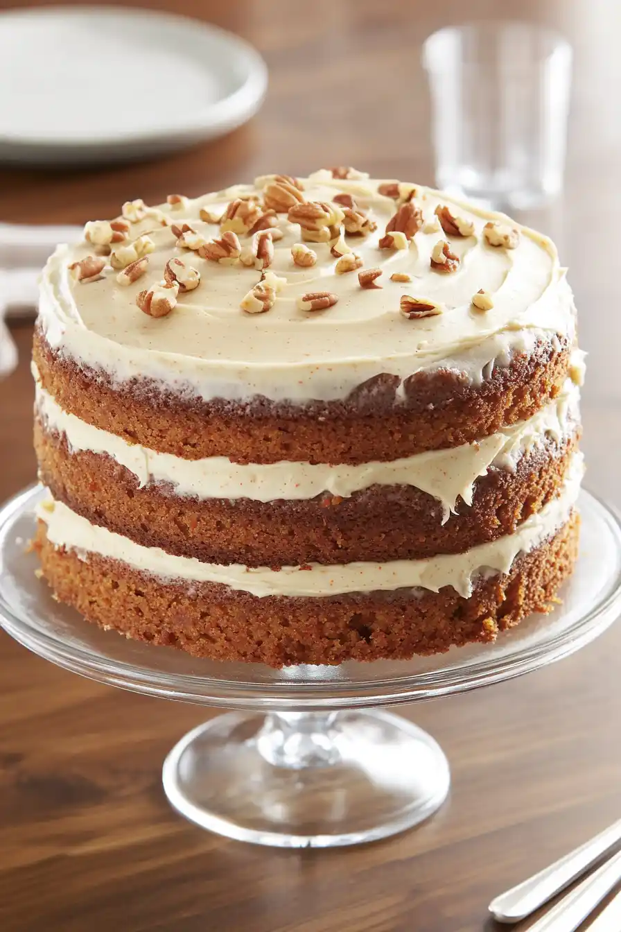 Rich Carrot Cake Without Pineapple Recipe