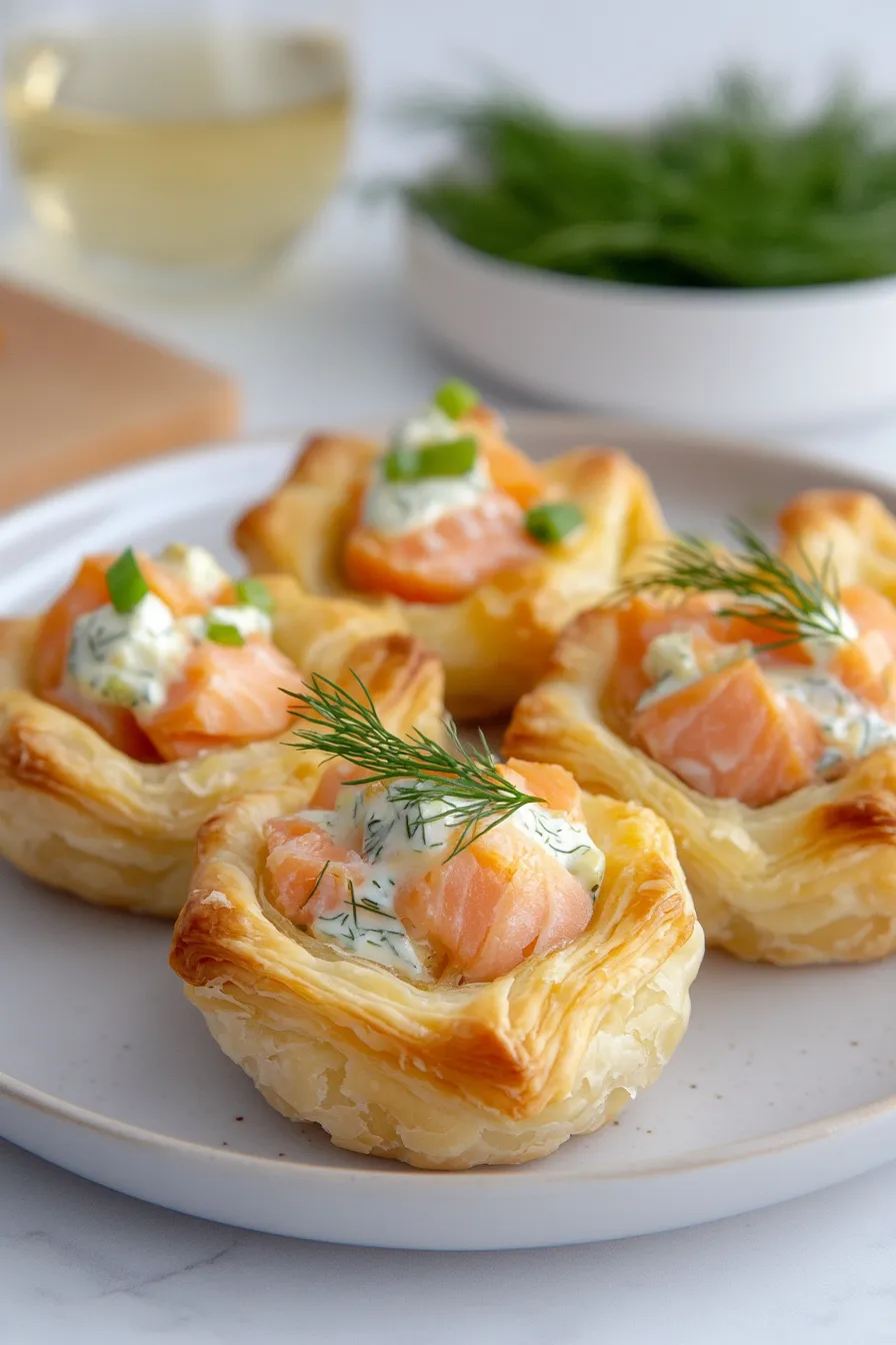 Juicy Easter Smoked Salmon Puff Pastry