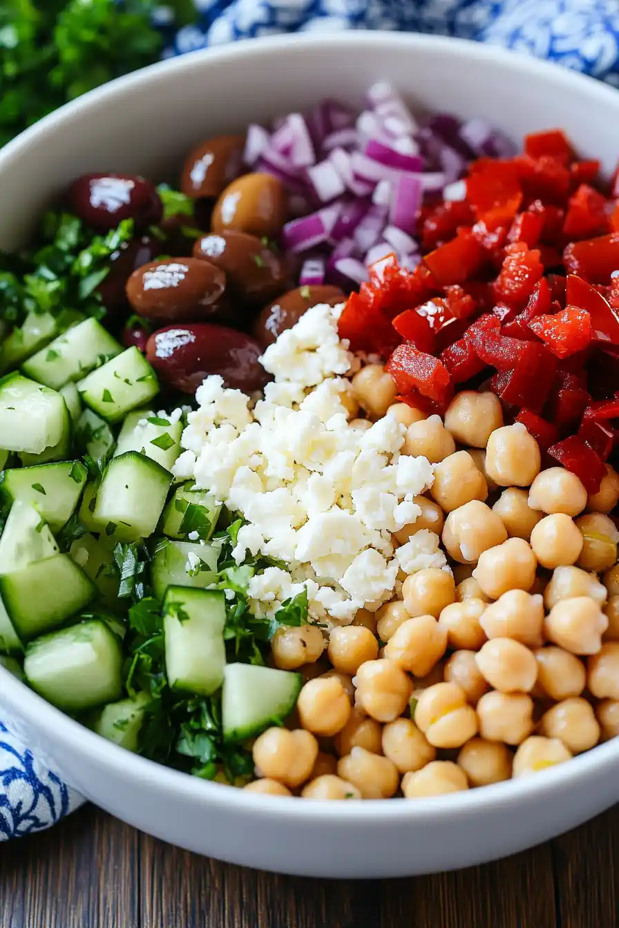 Healthy Farro Salad with Feta