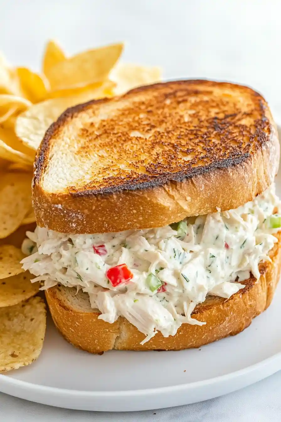 Savory Chicken Salad on Sourdough