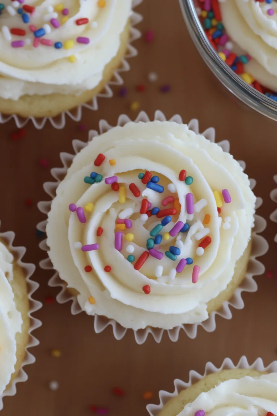 Sourdough Discard Vanilla Cupcakes Made Easy