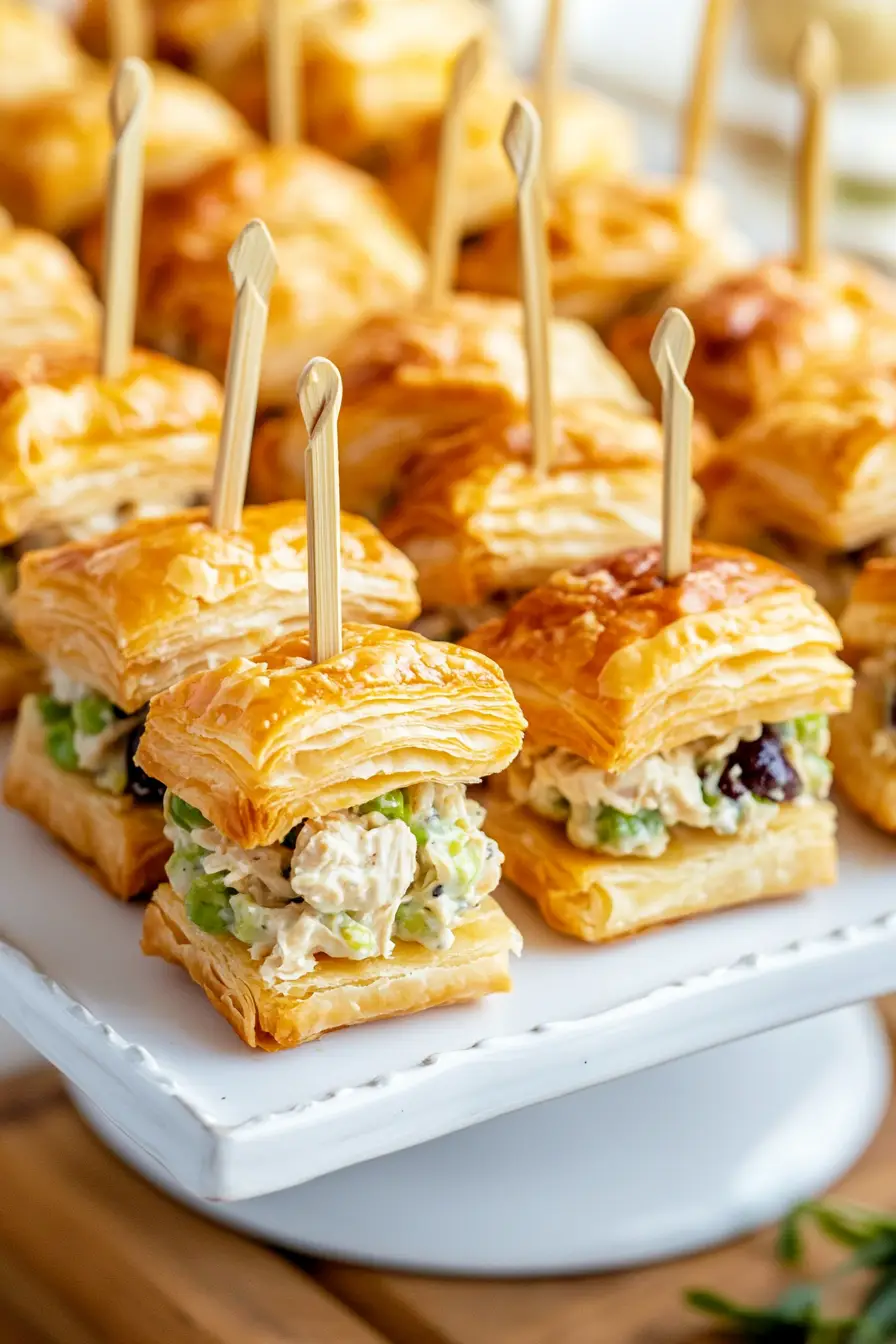 Healthy Chicken Salad Puffs