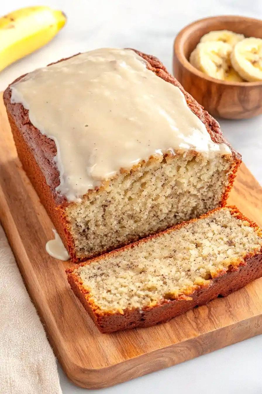 Moist Banana Bread Glaze