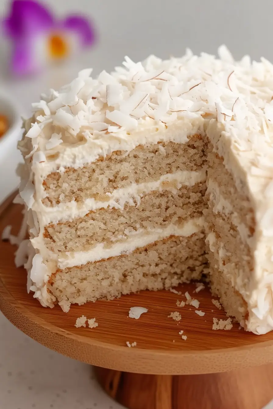 Best Gluten Free Vegan Coconut Cake
