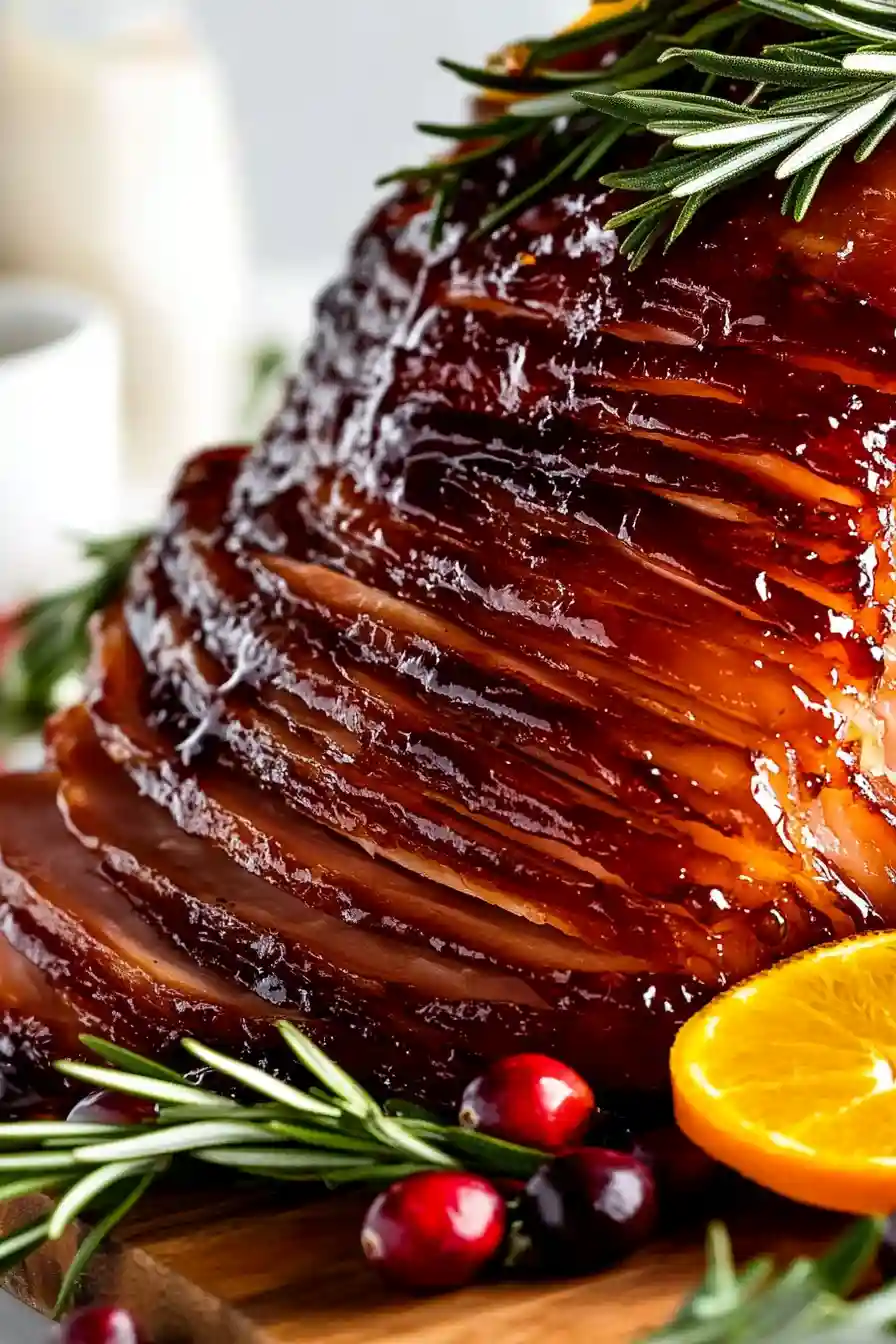 Glazed Orange Marmalade Baked Ham