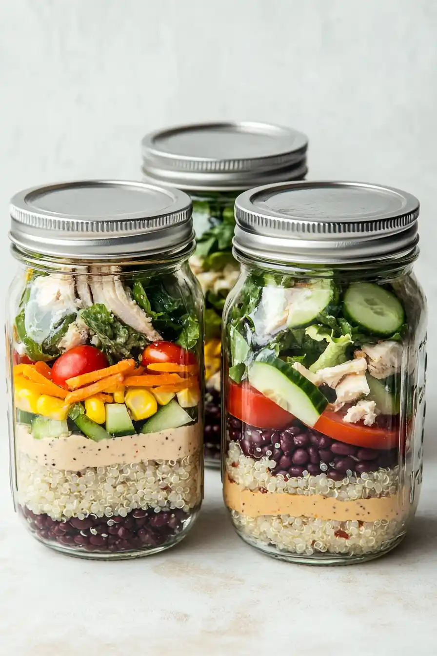 Tasty Chicken Salad in a Jar
