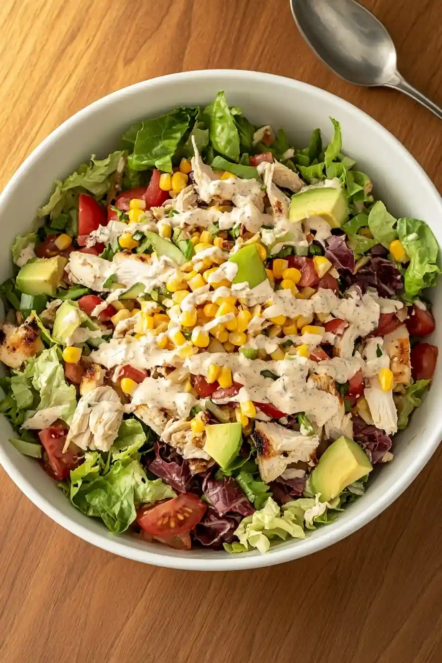 Low Calorie Chicken Taco Salad