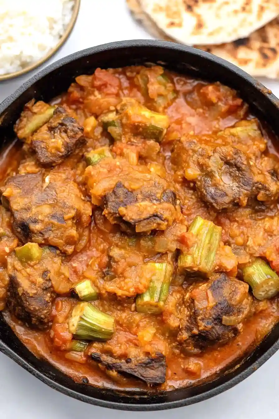 Authentic Egyptian Okra Recipe