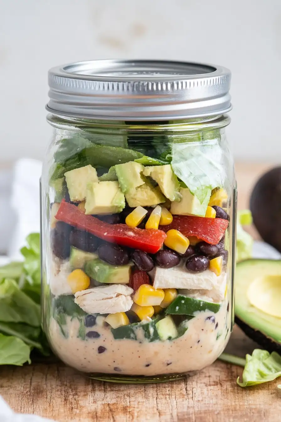 Tasty Chicken Salad in a Jar