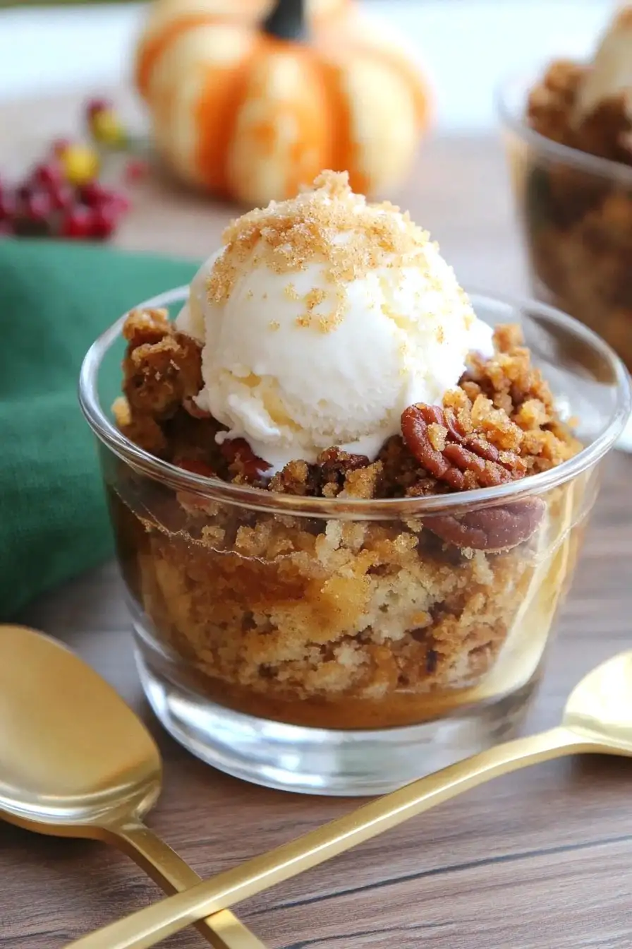 Irresistible Vegan Pumpkin Dump Cake