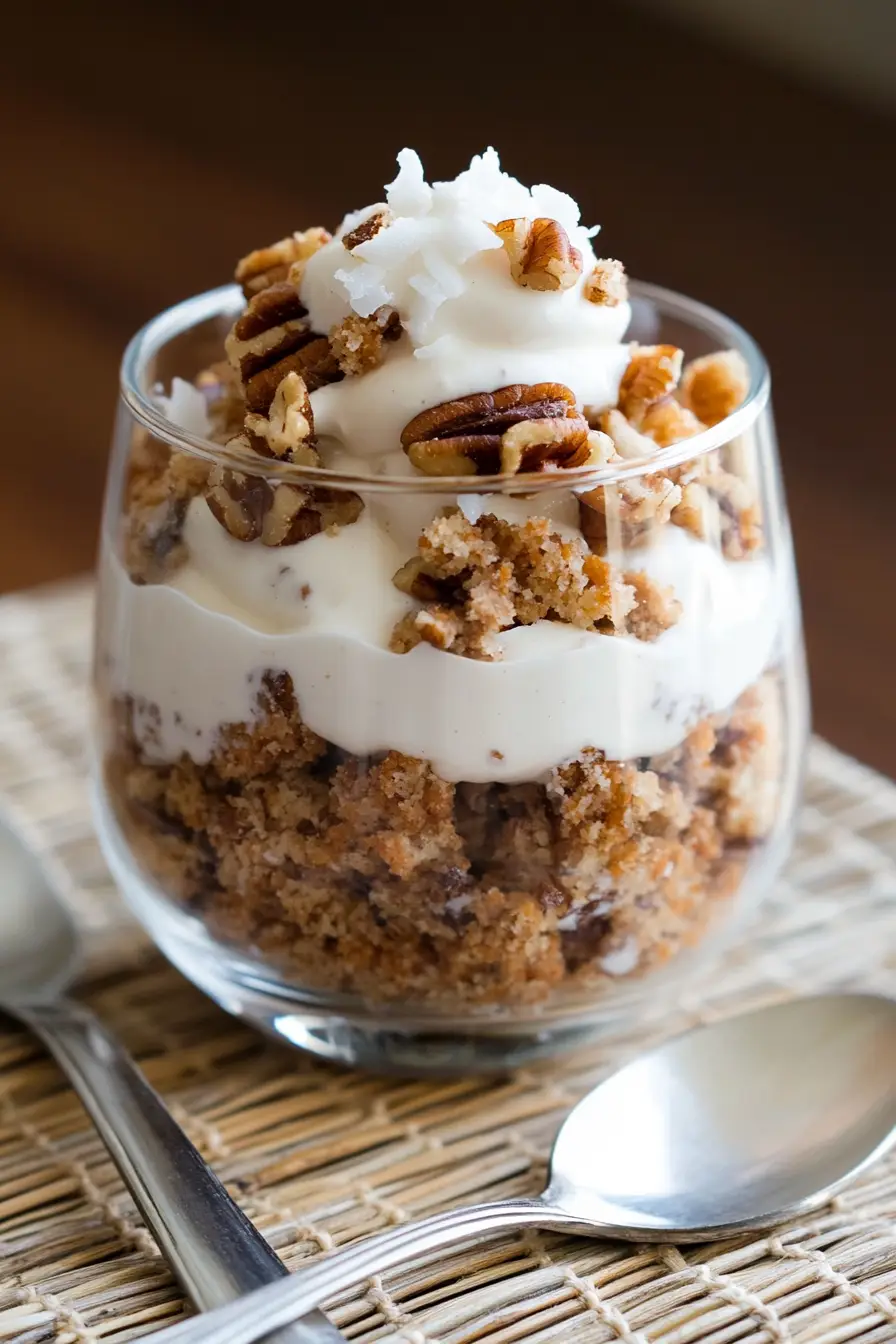 Tasty Carrot Cake Yogurt Parfait