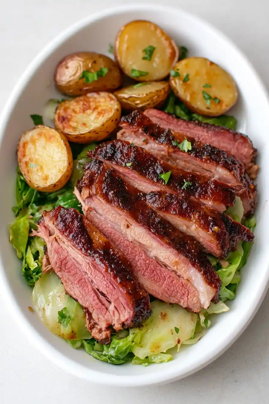 Juicy Brown Sugar Glazed Corned Beef