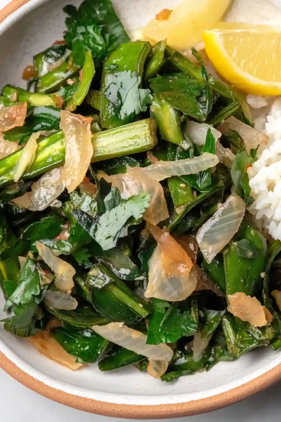 Delicious Okra Leaves Dish