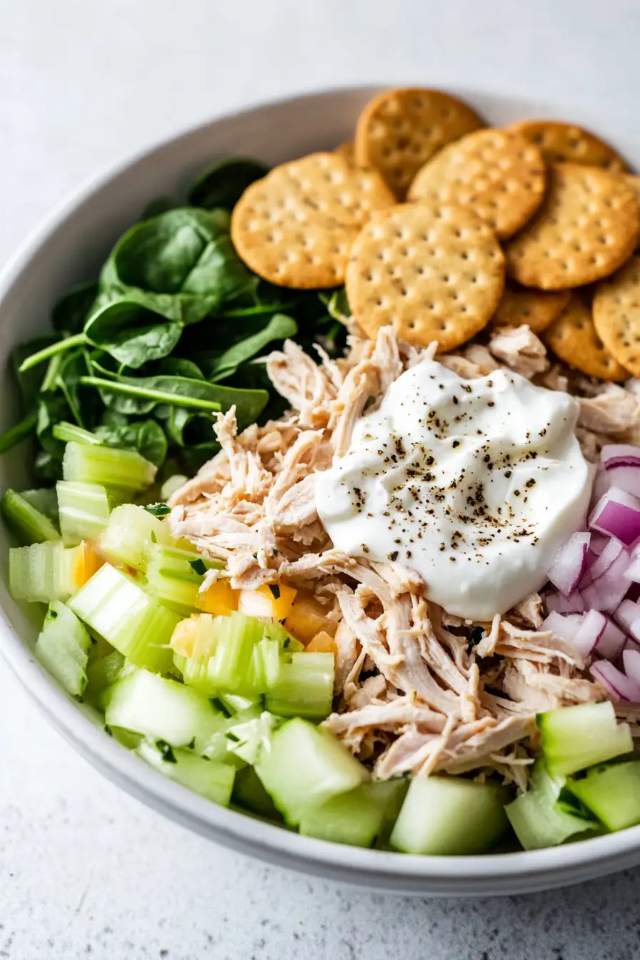 Quick Rotisserie Chicken Salad