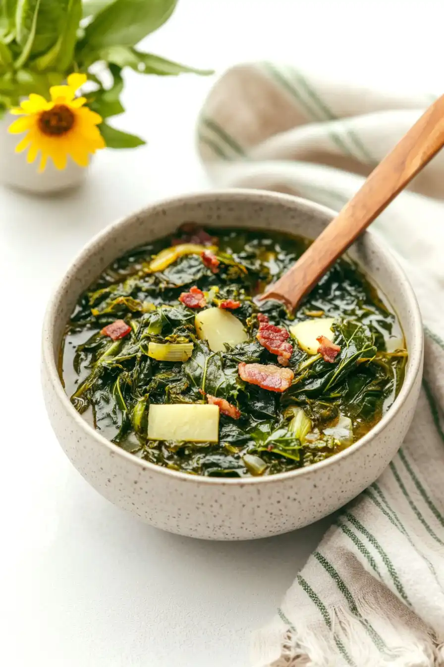 Quick Turnip and Collard Greens