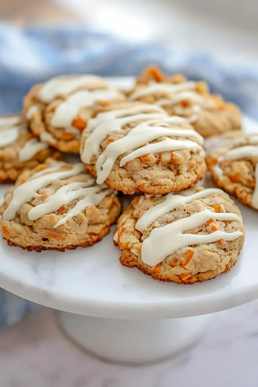 Best Keto Carrot Cake Cookies with Cream Cheese