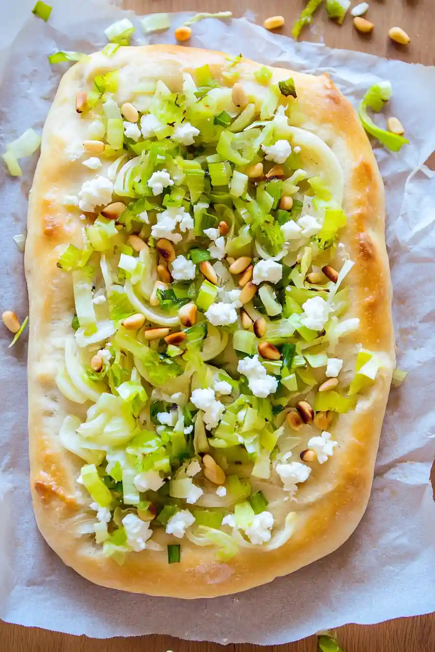 Simple Leek Focaccia Recipe