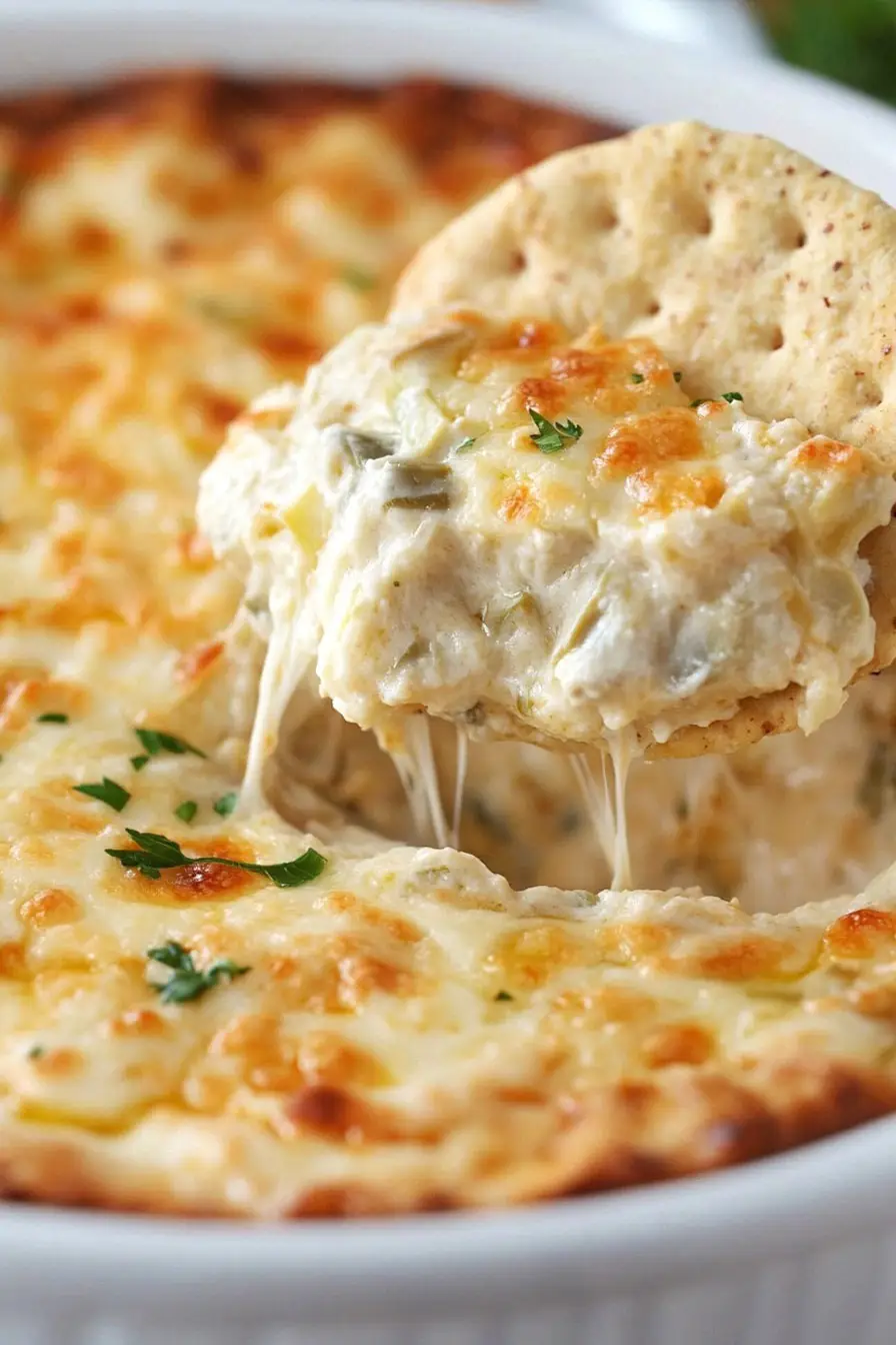 Healthy Artichoke and Asiago Dip