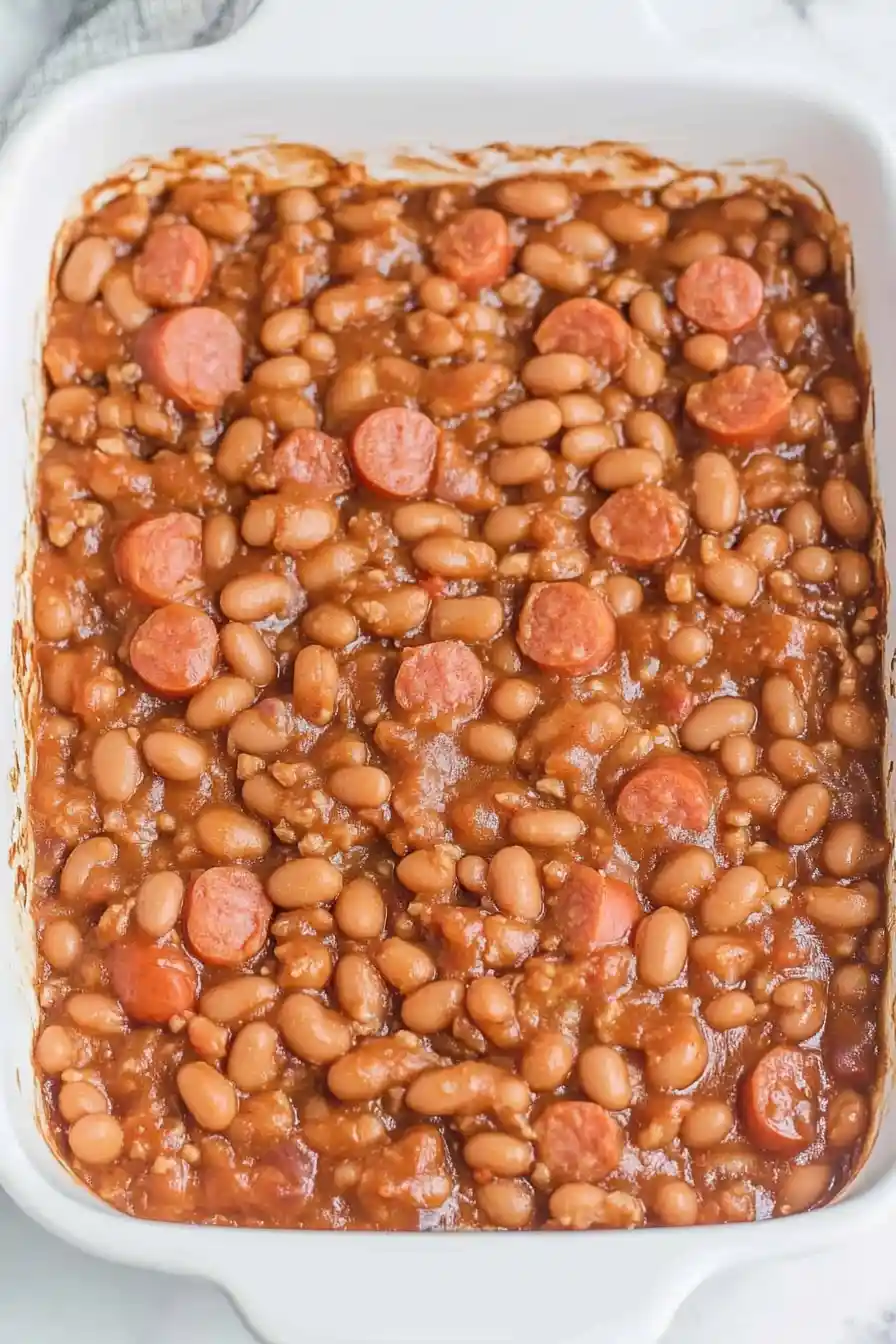 Easy Hot Dogs and Beans