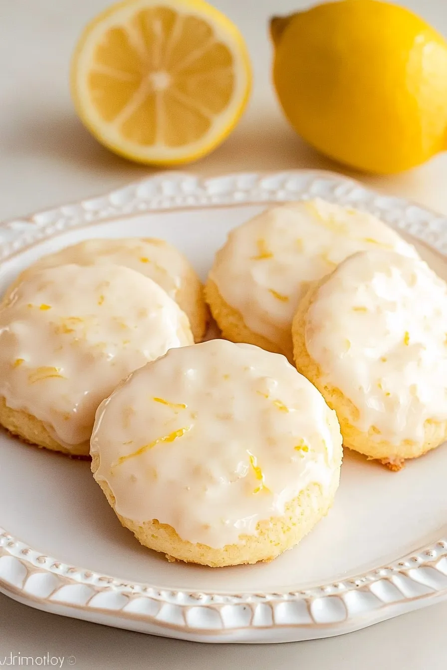 Zesty Lemon Yogurt Cookies