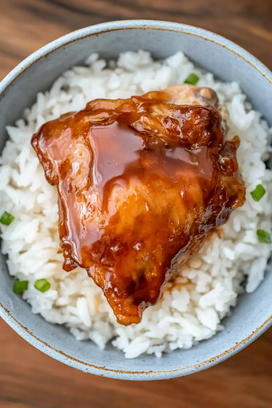 Easy Rice Cooker Teriyaki Chicken