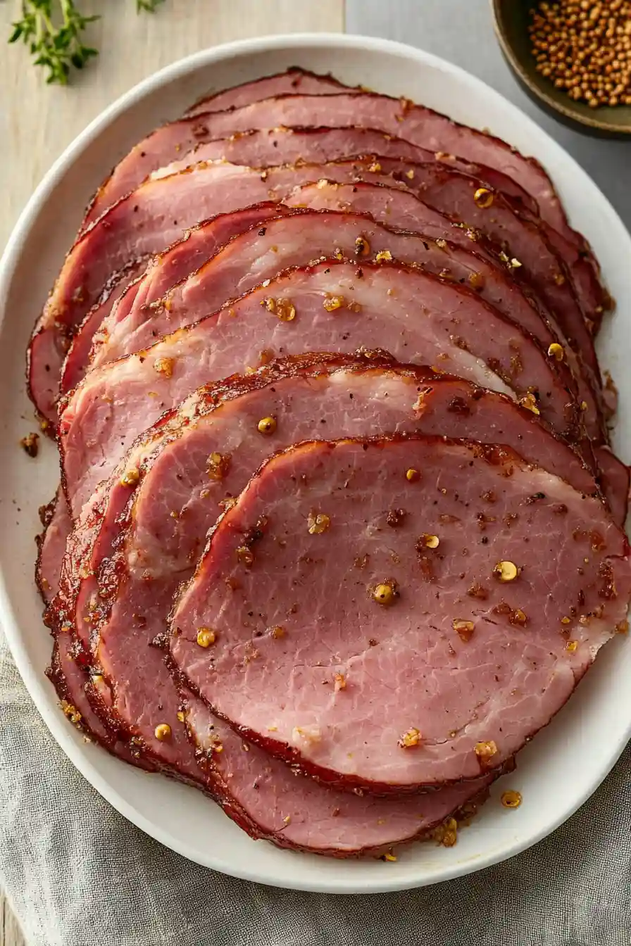 Tasty Baked Ham in a Dutch Oven Recipe
