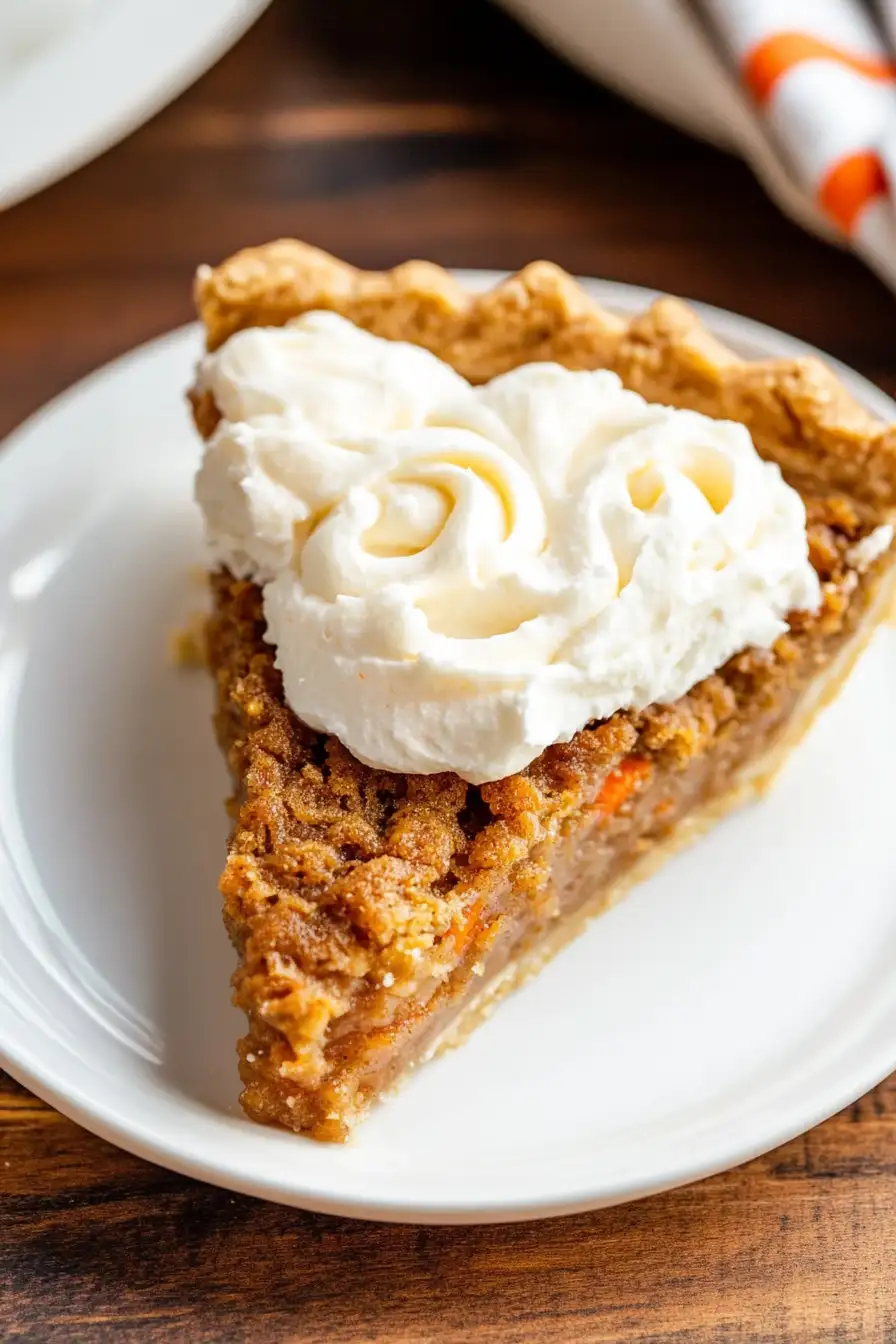 Healthy Easter Carrot Cake Pie