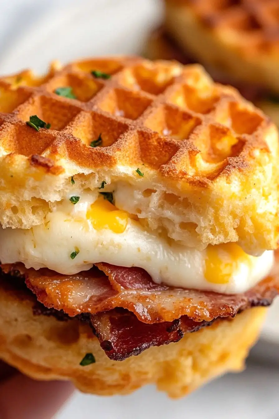 Moist Keto Chaffle Sandwich Recipe