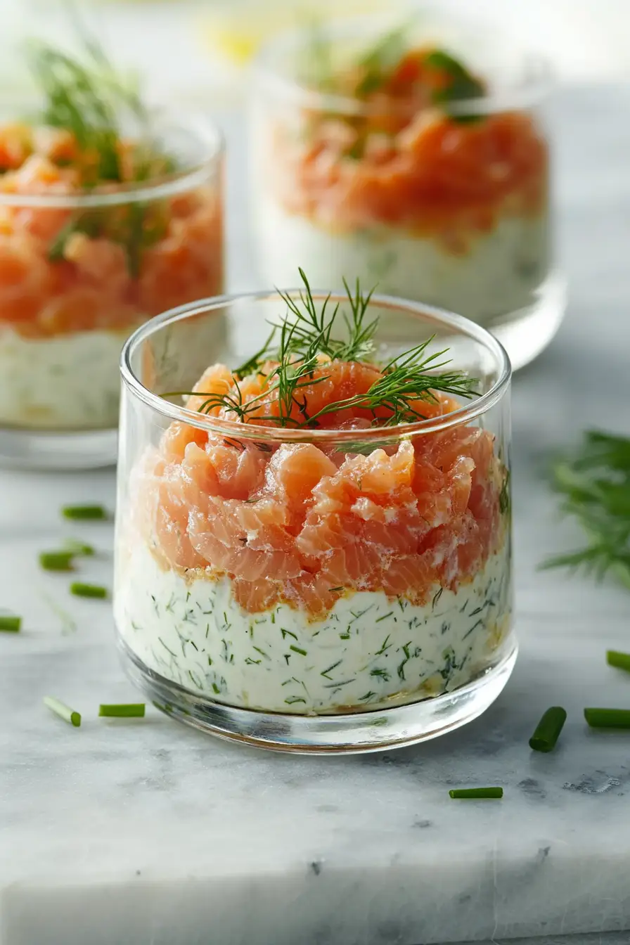 Easy Smoked Salmon Verrines