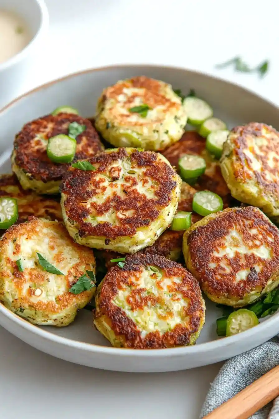 Savory Okra Patties