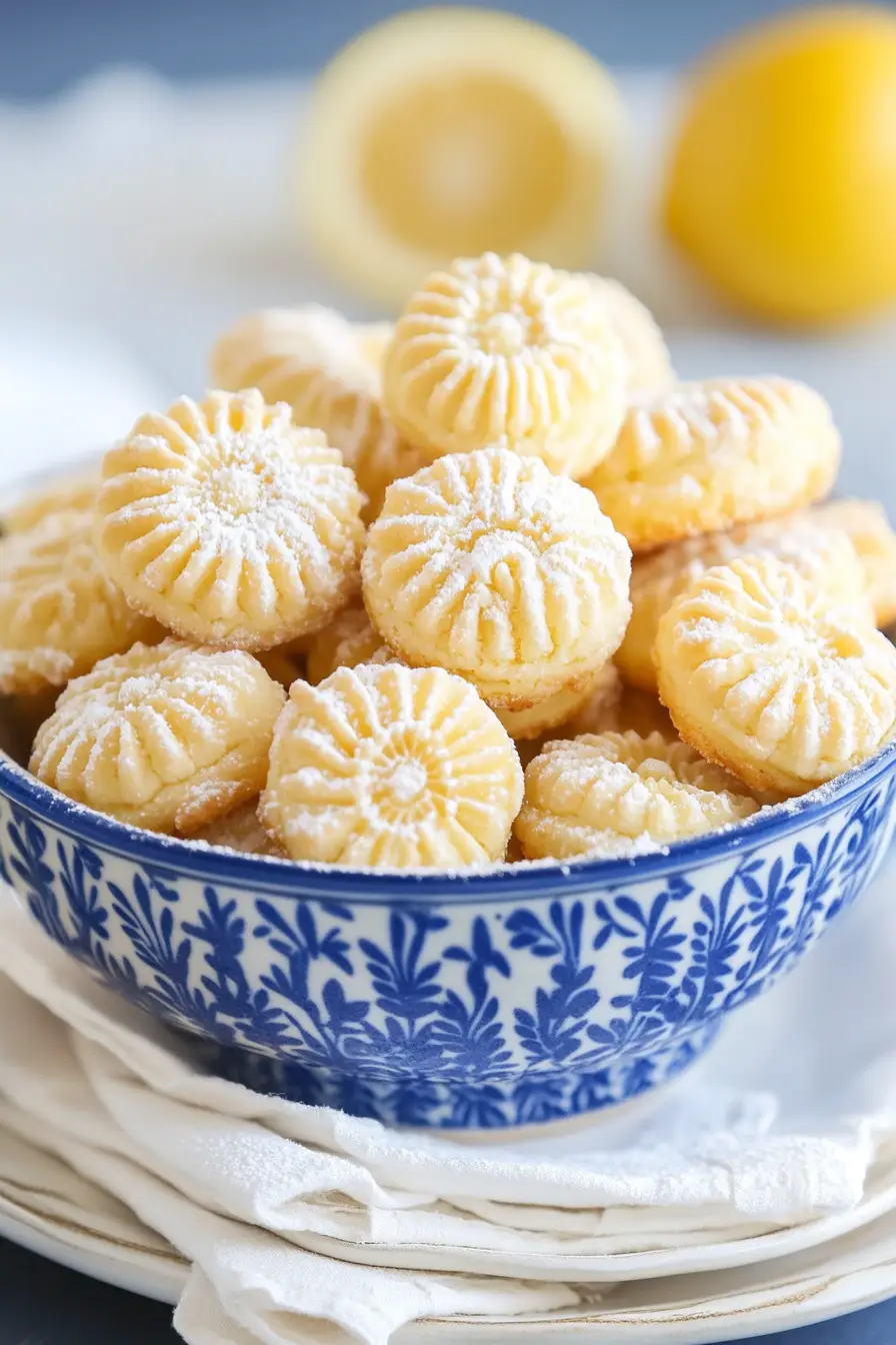 Tasty Lemon Cookies with Lemon Cream