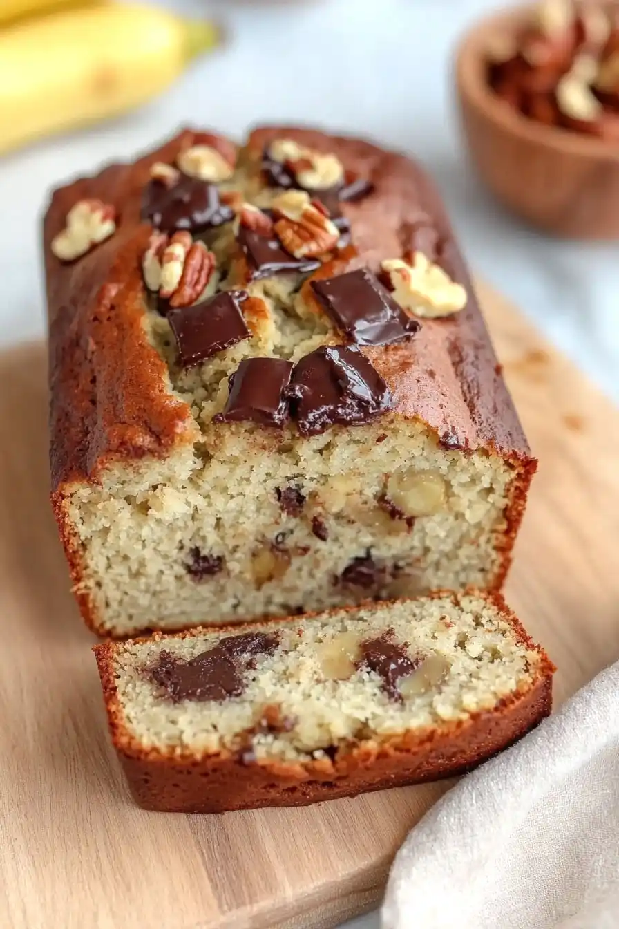 Healthy Greek Yogurt Banana Bread