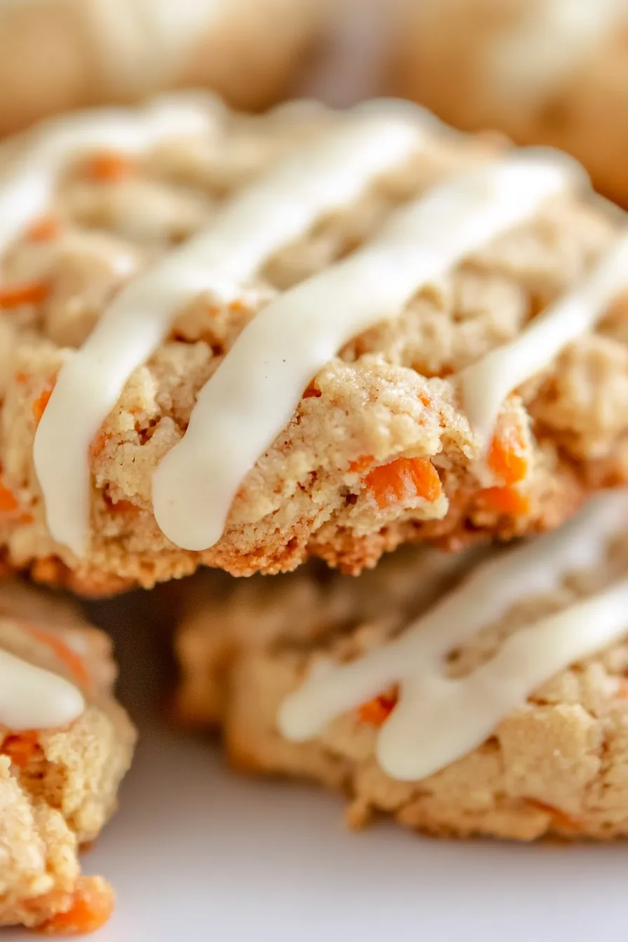 Best Keto Carrot Cake Cookies with Cream Cheese