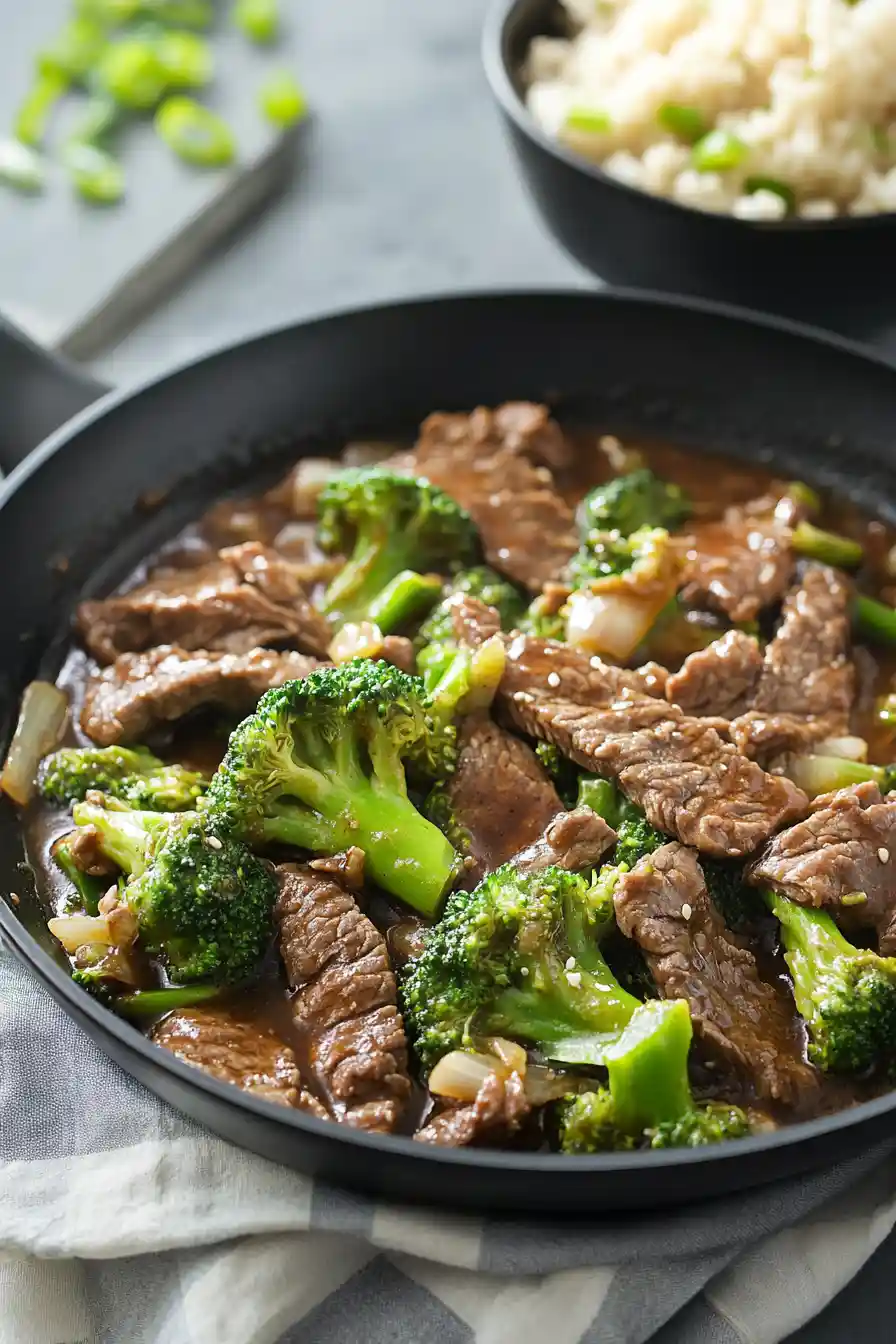 Easy Stir Fry Skirt Steak Beef and Broccoli