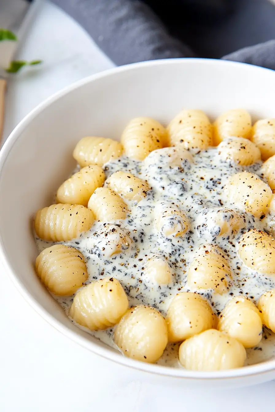 Delicious Gnocchi with Gorgonzola Sauce