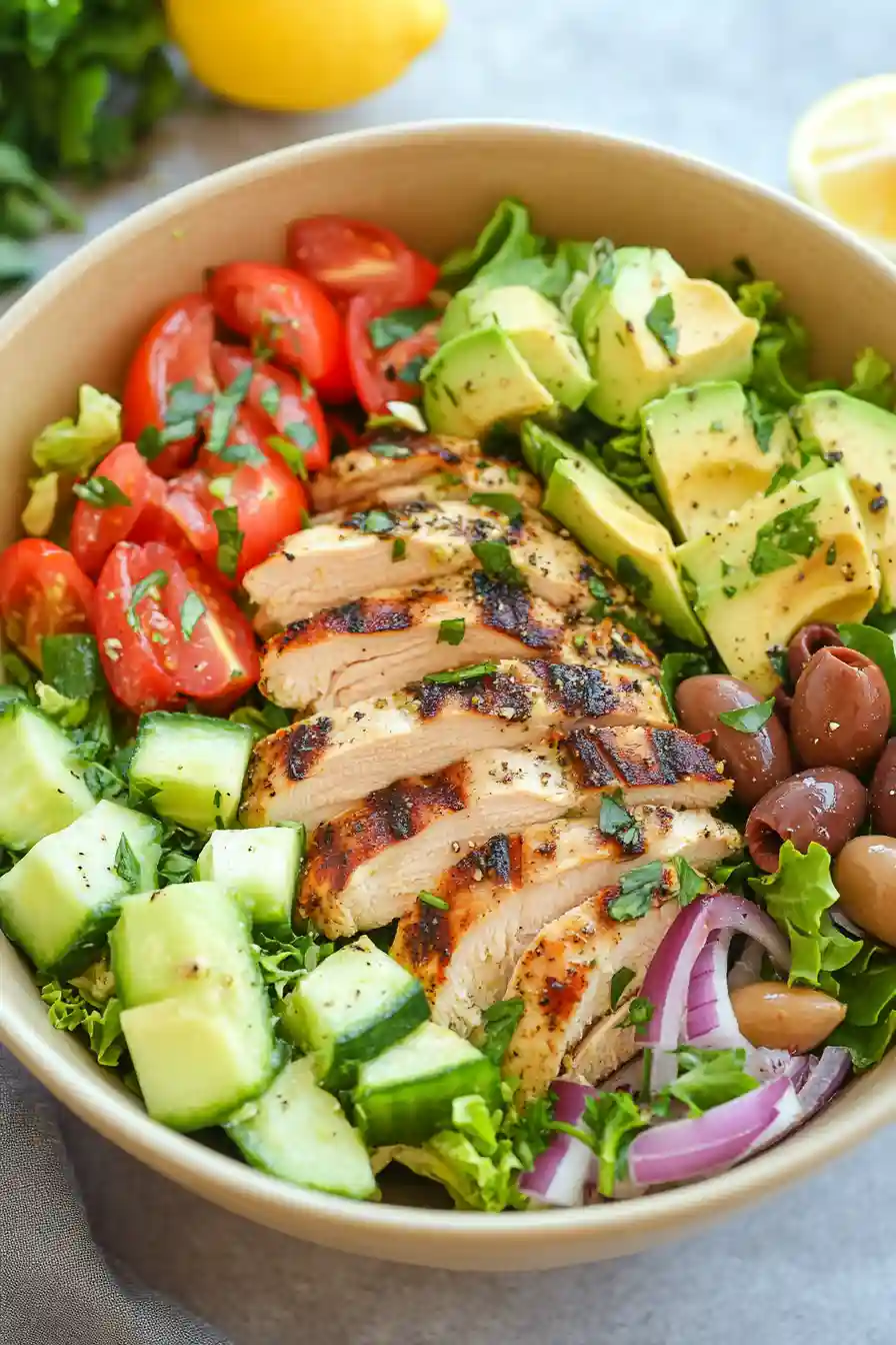 Flavorful Mediterranean Chicken Salad
