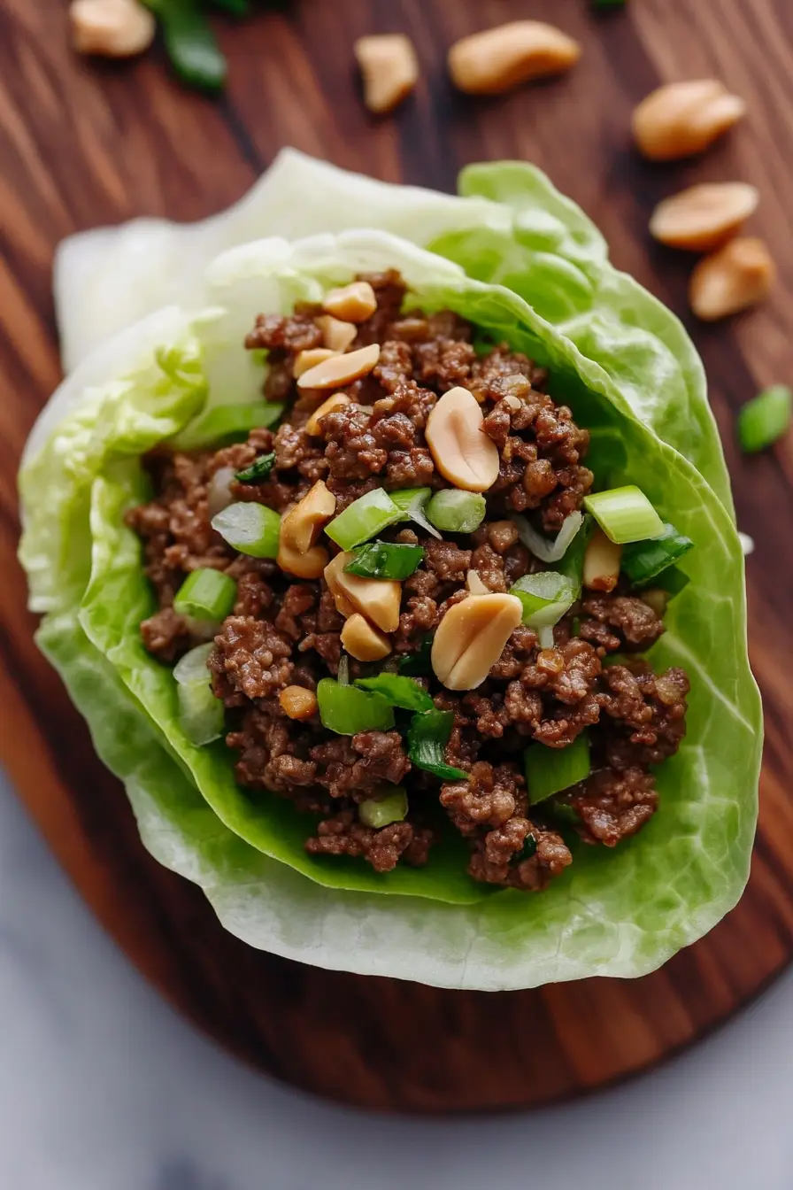 Healthy Ground Venison Lettuce Wraps