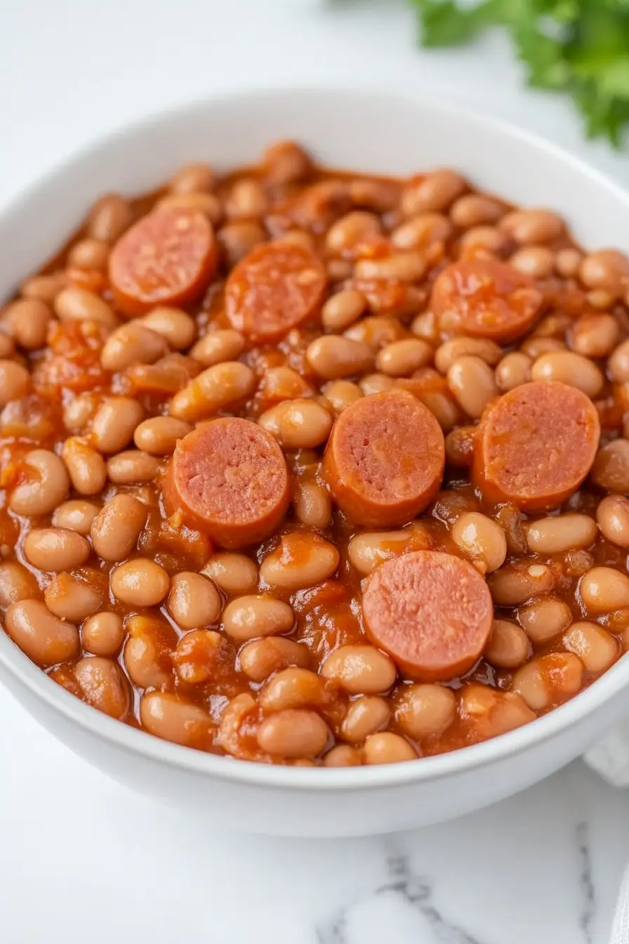 Easy Hot Dogs and Beans