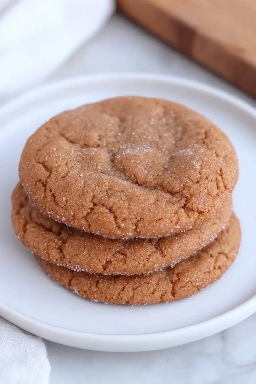 Fluffy Sourdough Discard Molasses Cookies