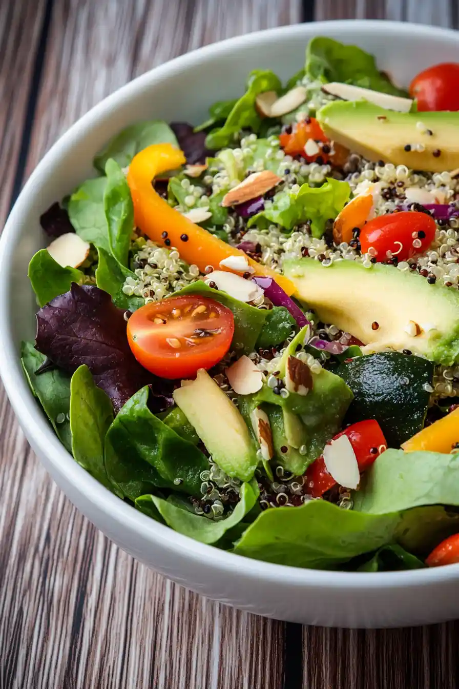 Vibrant Spring Mix Salad with Quinoa