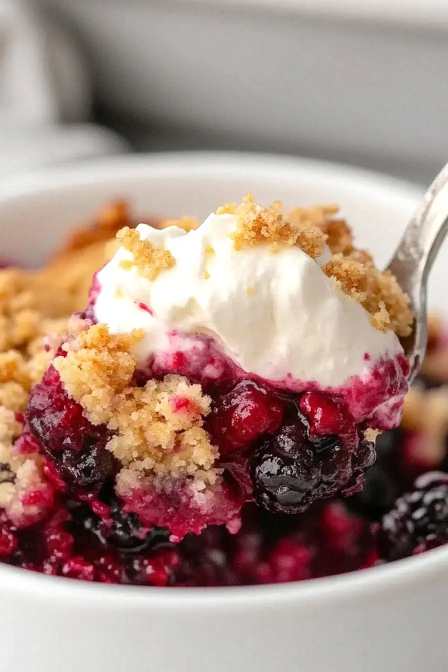 Delicious Keto Berry Dump Cake