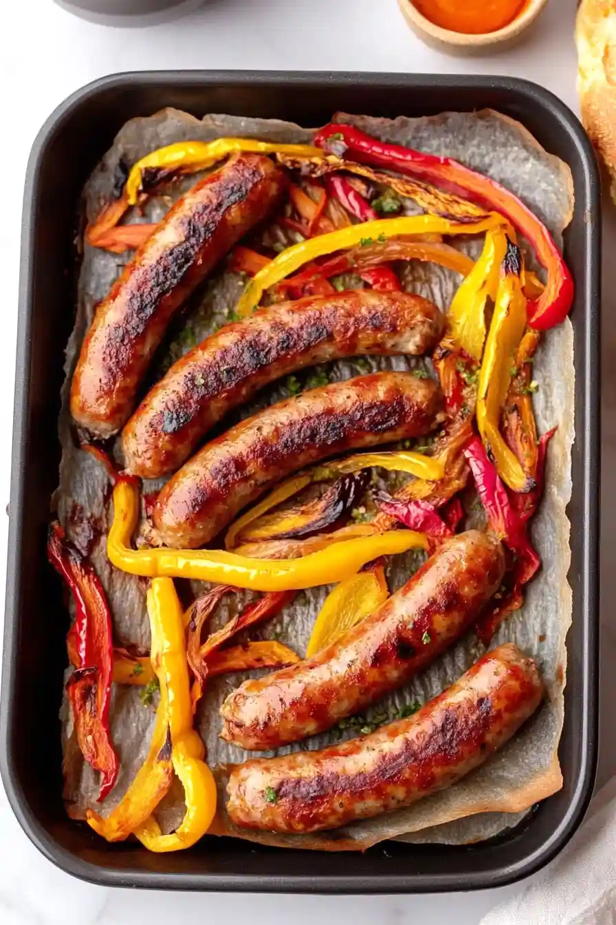 Simple Chicken Sausage in the Oven