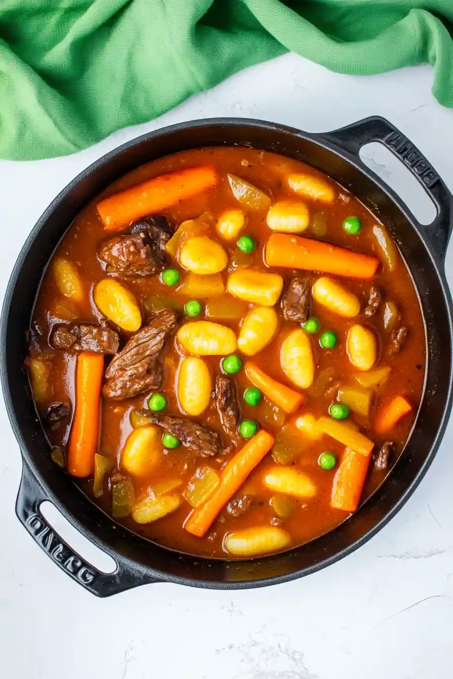 Juicy Gnocchi Beef Stew