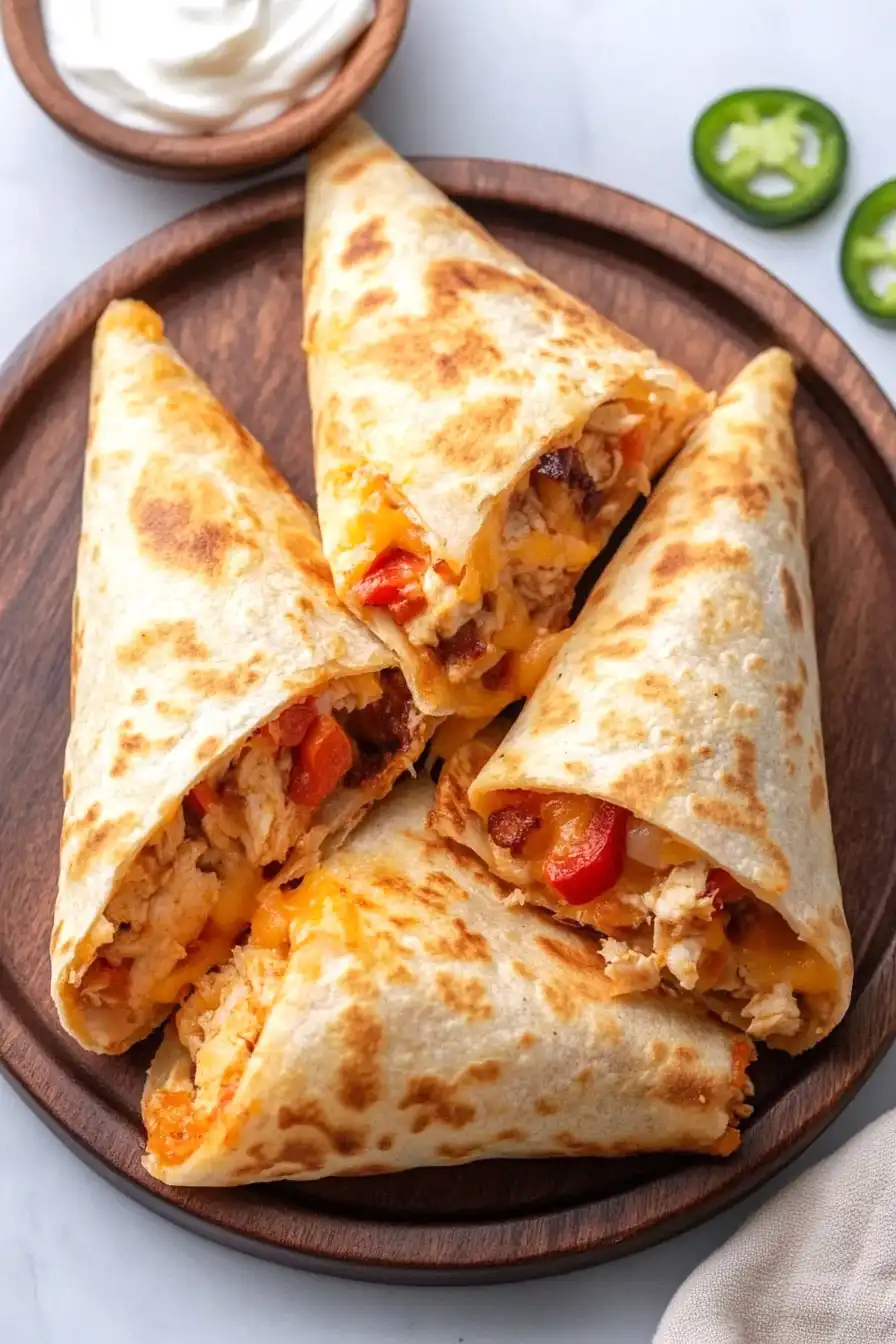 Easy Quesadilla Cones Recipe