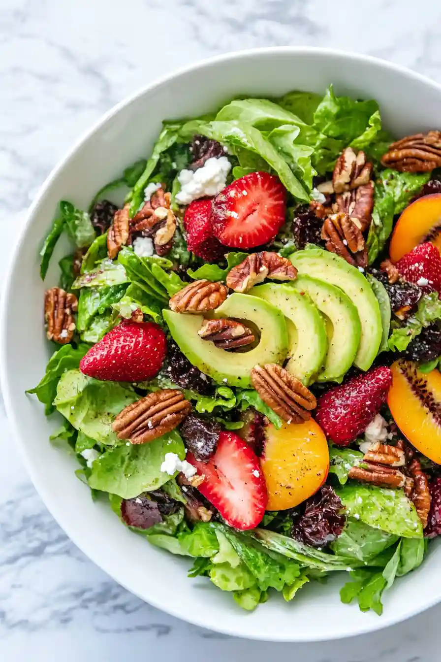 Easy Easter Spring Salad with Fruit