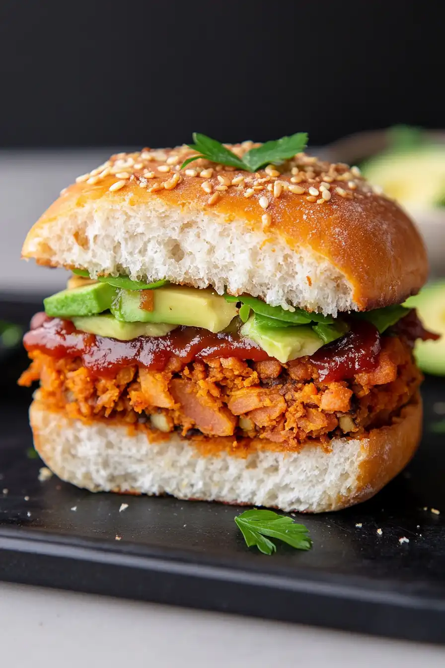 Flavorful Sweet Potato Veggie Burgers