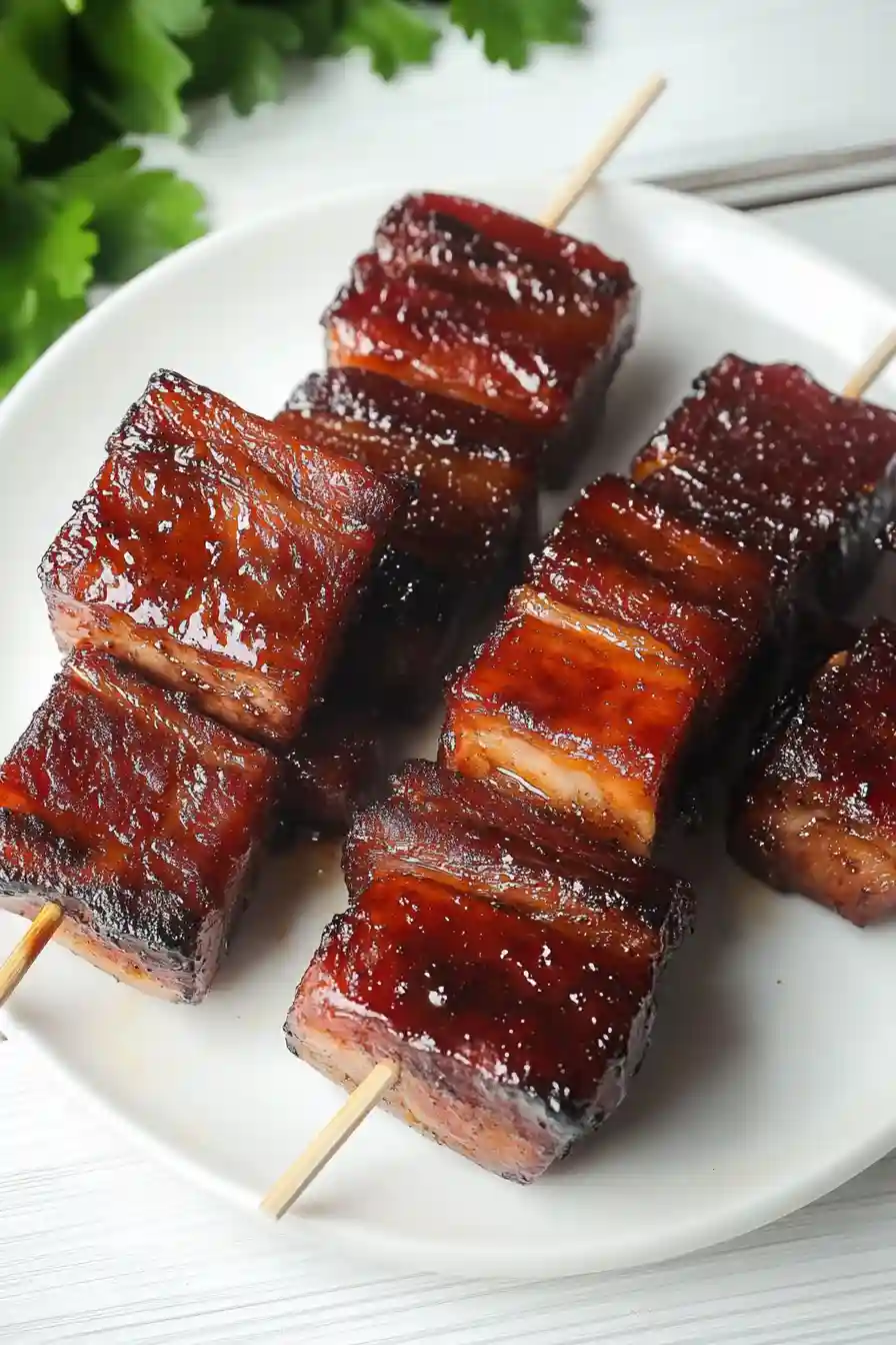 Delicious Pork Belly Lollipops Recipe