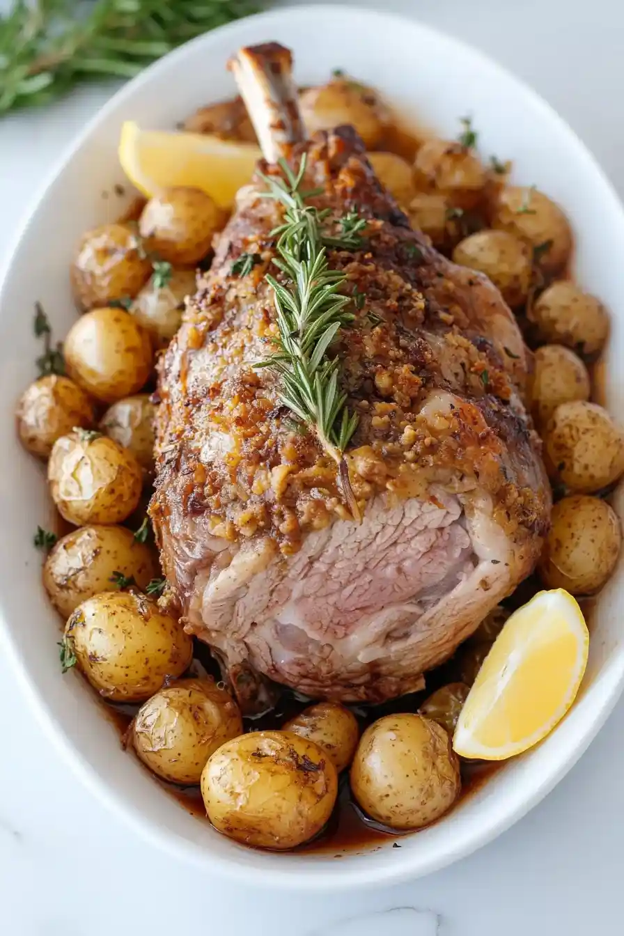 Best Easter Roast Lamb with Potatoes