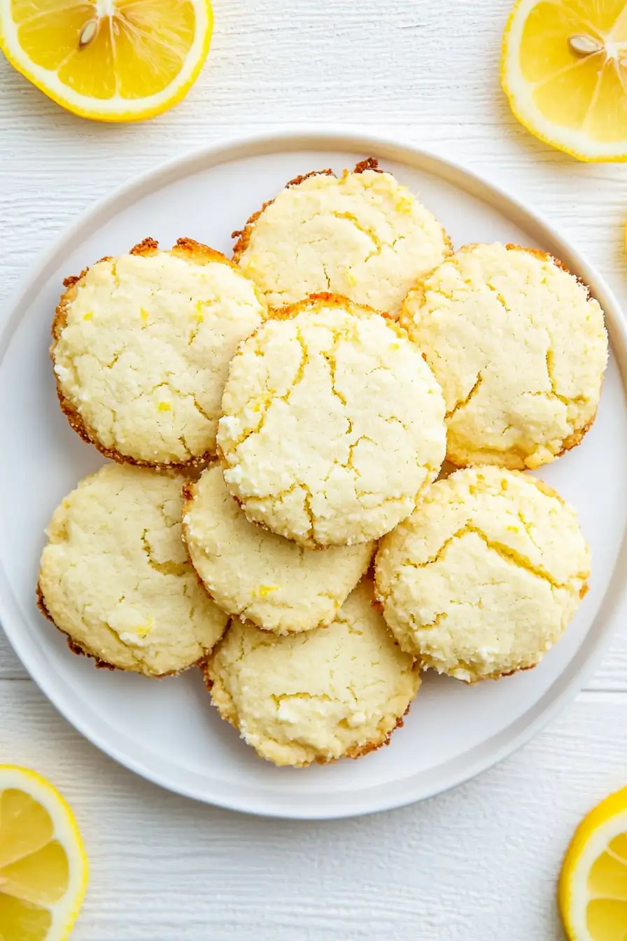 Quick Keto Lemon Ricotta Cookies